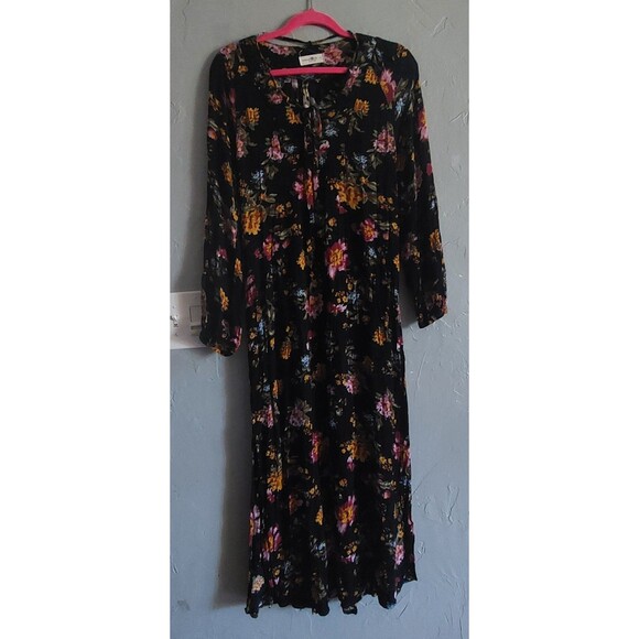 Natural Life Women's Dress Size S,Floral, Rayón, 15.5 Inch Of Arm To Arm (Total - Picture 8 of 8